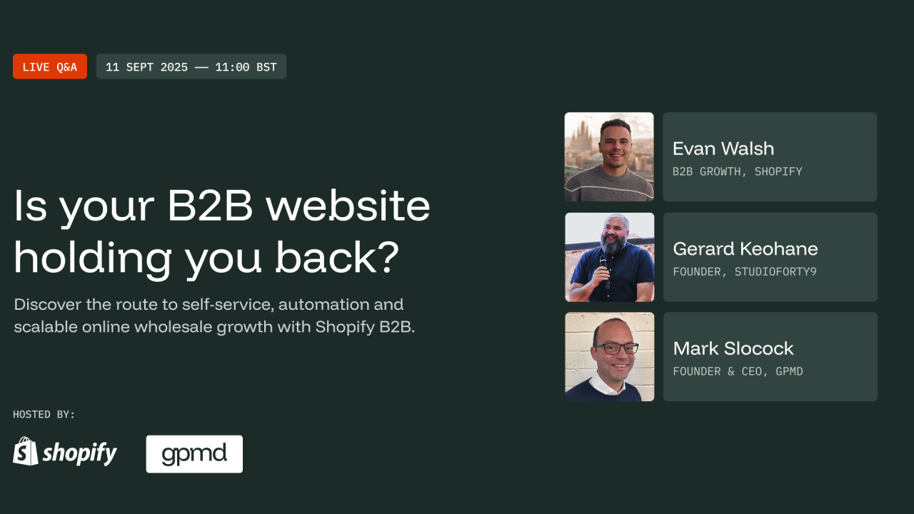 WEBINAR: Is your B2B website holding you back?