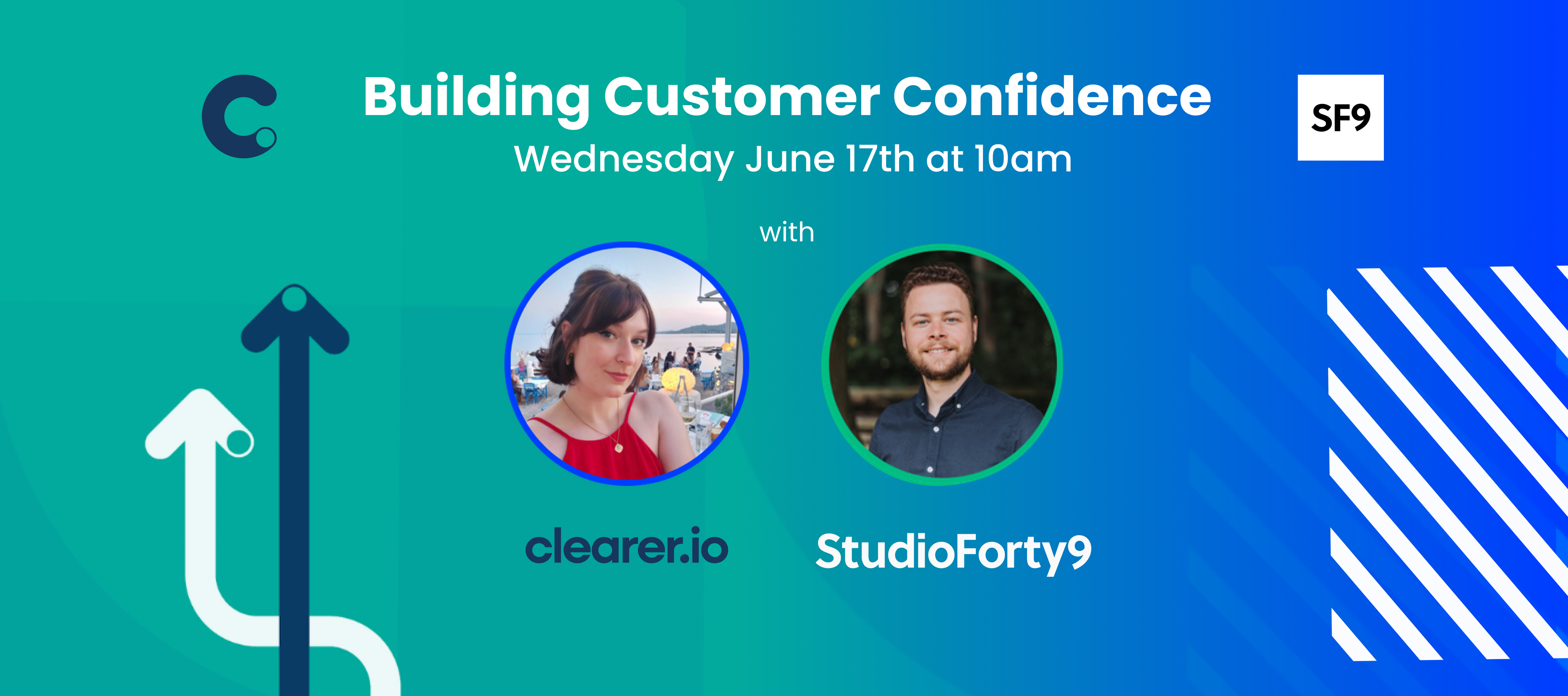 Webinar: clearer.io X StudioForty9 - Building Customer Confidence