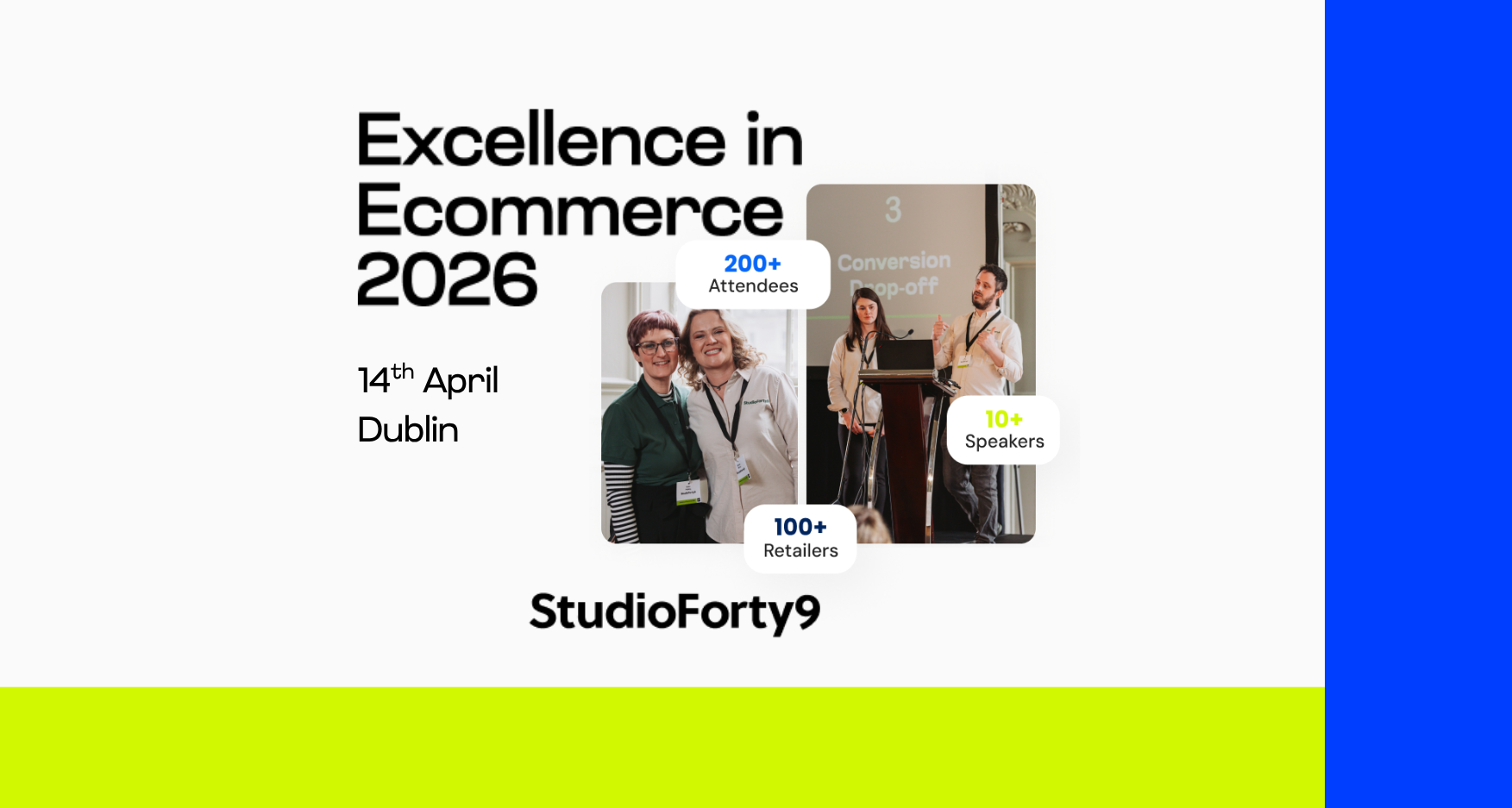 Excellence in Ecommerce 2026 | Event Page Banner