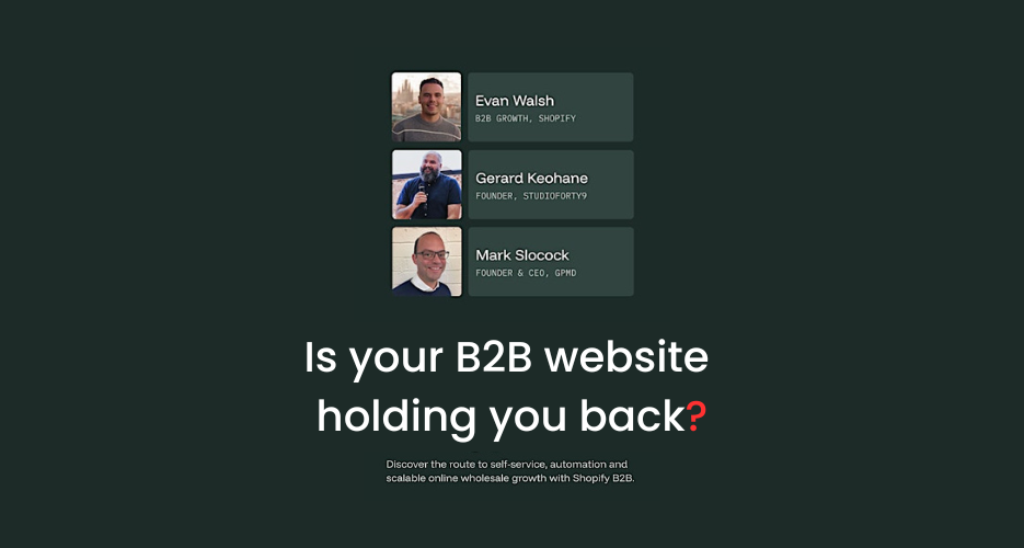 Webinar: Is your B2B website holding you back?
