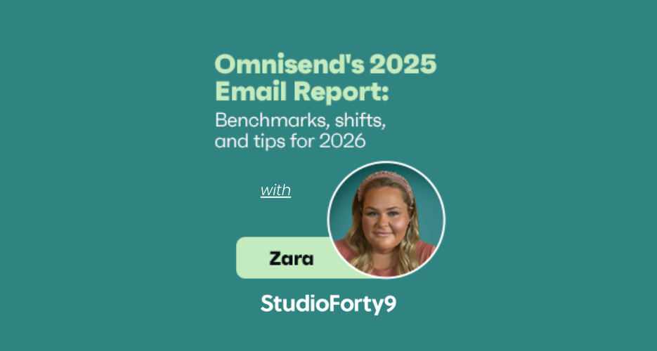 Omnisend X StudioForty9 | 2025 Email Report